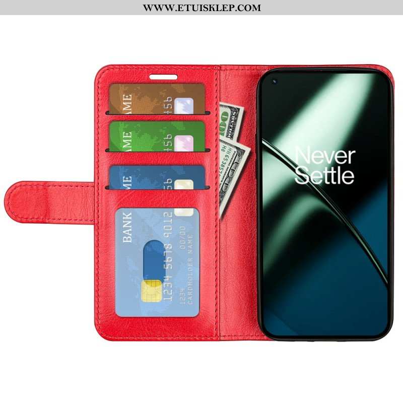 Etui Folio do OnePlus 11 5G Ultra Sztuczna Skóra